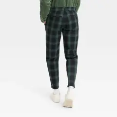 Houston White Adult Plaid Tailored Suit Pants - Green
