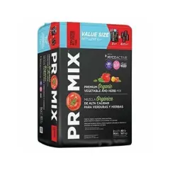 Premier Horticulture PRO-MIX Premium Organic Vegetable & Herb Mix with MYCOACTIVE Technology, OMRI Listed, Compressed Bale, 2 cu ft