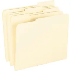 Pendaflex End File Folders 1/3 Cut Top Tab Letter Manila 100/Box 62702
