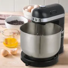 Brentwood 5 Speed Stand Mixer with 3.5 Quart Stainless Steel Mixing Bowl