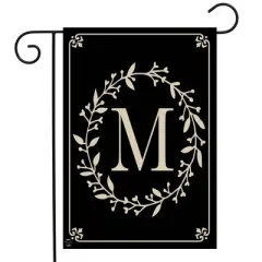 Briarwood Lane Everyday Garden Flag 18x12.5 For Outdoor Briarwood Lane Classic Monogram Letter M Garden Flag Flag Garden Flag Flags For Outside
