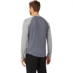 ASICS Men's Perf Long Sleeve Henley Training Apparel 2031B179