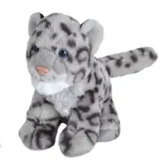 Wild Republic Cuddlekins Mini Baby Snow Leopard Stuffed Animal, 8 Inches