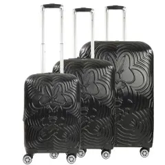 Disney Ful Playful Minnie Mouse Molded Hardside 3 pc luggage set