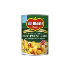 Del Monte Southwest Corn with Poblano & Red Peppers 15.25oz