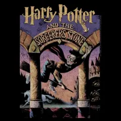 Men's Harry Potter Retro Book Cover T-Shirt