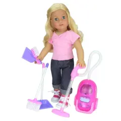 Sophia&rsquo;s Vacuum Cleaner Set for 18" Dolls, Pink