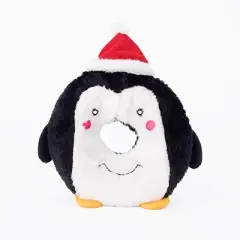 ZippyPaws - Holiday Donutz Buddies Squeaky Dog Toys - Penguin