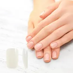 Unique Bargains Women's Elegant Fake Nails White 120-pieces Per Set