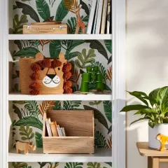 Botanical Peel & Stick Kids' Wallpaper Green - Pillowfort&trade;