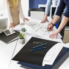 Smead Project Envelope, Snap Closure, Top Load, Tabloid Size 12" x 18", Assorted Colors, 6 per Pack (89691)