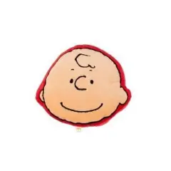 Peanuts Decorative Pillow: Multicolored Novelty Plush for Kids & Teens, Polyester Knit, Indoor Use, 20.47" x 14.96"