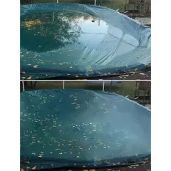 EDOU 1.200 GPH Pool Pump 75 W | 16' Hose & Adapters, Black and Blue