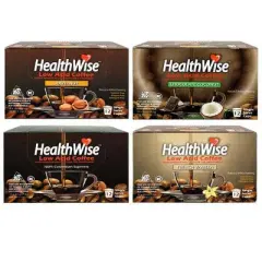 HealthWise Low Acid Flavored Variety Pack Keurig K-Cup Coffee Pods