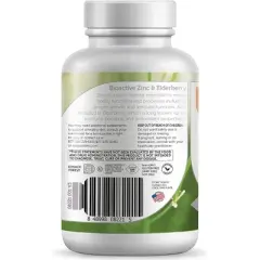 Zahler Zinc Lozenges with Elderberry, 25mg Chewable Zinc Tablets, Immune Support Antioxidant Supplement, Certified Kosher - 90 Lozenges