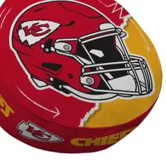 NFL Kansas City Chiefs Split Helmet Circle Plushlete Pillow