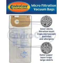 Eureka Style AA Victory and True HEPA Uprights Micro Filtration Vacuum Cleaner Dust Bags 9 pack