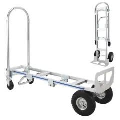 Hand Truck, 2 in 1 Convertible Heavy Duty Cart - 770 Lbs Capacity, 55.9"x19.7"x44.9" for Home Office Warehouse