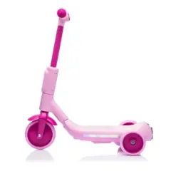 Syemin Kick Scooters 2in1 Kids Ride On Three Wheel Balance Scooter Toy for Kids Floor Protection Gift for Kids, Pink, 24.8"*12.2"*27.2"