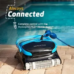 Dolphin Nautilus CC Plus Robotic Pool Vacuum Cleaner with Wi-Fi Control Ultra-Fine Filters for Above/In-Ground Pools up to 50 FT in Length