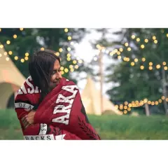 NCAA Arkansas Razorbacks Crest Ultra Soft Blanket