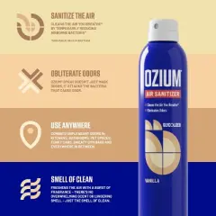 OZIUM 3.5oz Vanilla &nbsp;Air Sanitizer Spray