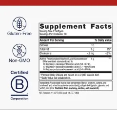 Metagenics SPM Active, Specialized Pro Resolving Mediators, Joint Comfort, Tissue Health & Minor Discomfort Relief, Non-GMO, Gluten-Free, 60 Softgels