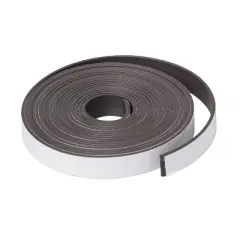 Dowling Magnets&reg; Adhesive Magnet Strip Roll, 0.5" x 10', 6 Rolls