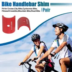 Unique Bargains Universal Bike Handlebar Shims Bicycle Handlebar Stem Conversion 1 Pair