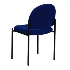 Emma and Oliver Comfort Stackable Steel Side Reception Chair
