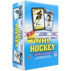 Score NHL 1991-92 Score Hockey Series 2 Bilingual Wax Box