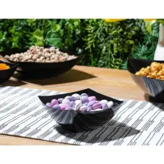 Posh Setting Square Black Serving Bowl - 16 oz. - 4 Pack