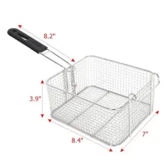 Winado 6L 2500W Electric Deep Fryer Commercial Tabletop Restaurant Frying Basket