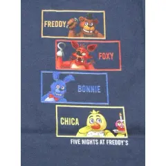 Five Nights At Freddy's Boxed Characters Boy's Navy T-shirt