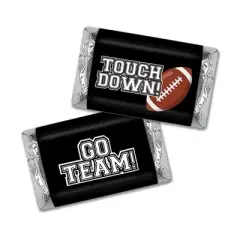 Football Party Candy Favors Hershey's Miniatures Chocolate by Just Candy - Touchdown - Choose Your Team Colors
