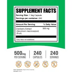 BulkSupplements Cranberry Extract Capsules
