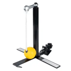 PLAYAPUT Portable Baseball Swing Trainer with a Tethered Ball. Ideal for both baseball and softball, Yellow and Black