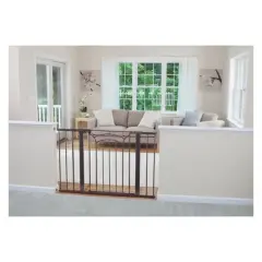 Safety 1st Easy Install Tall & Wide Walk Through Baby Gate 29"-47", D&eacute;cor