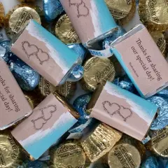 130 pcs Beach Wedding Candy Hershey's Chocolate Mix (1.65 lb) - By Just Candy