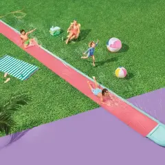 40' Double Inflatable Water Slides XL - Sun Squad&trade;: PVC Kids Outdoor Fun