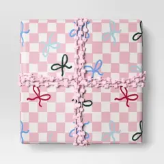 18' Christmas Humble Cheer Premium Ribbon Pink Poms - Wondershop&trade;