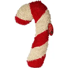 PetLou Christmas Twisted Candy Cane Dog Toy - 10"