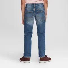 Boys' Straight Fit Stretch Jeans - Cat & Jack&trade;