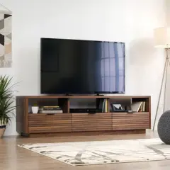 Harvey Park TV Stand for TVs up to 70" Grand Walnut - Sauder