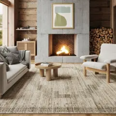 Nuloom Lotus Vintage Machine Washable Pet Friendly Indoor/Outdoor Area Rug