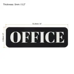 Unique Bargains Durable Acrylic Self-Adhesive Waterproof Decor Business Office Sign