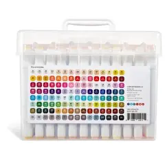 KINGART PRO Double-Ended Alcohol Markers 120 Colors