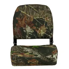 Springfield Marine Economy Folding Seat - Mossy Oak Break-Up Boat Equipment and Parts 1040626.