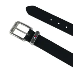 Tommy Hilfiger Men's Jean Belt with Faux Roller Buckle