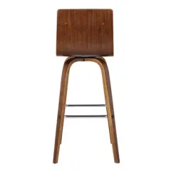 30" Vienna Faux Leather Barstool - Armen Living